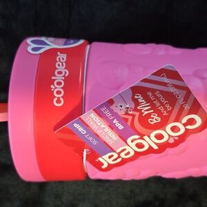 Pink 'Be Mine' Soft Grip Tumbler with Straw